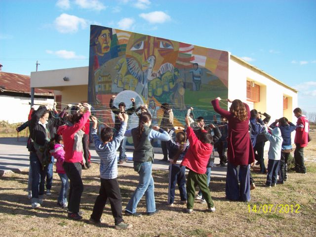 red mural