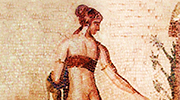 mujer en roma