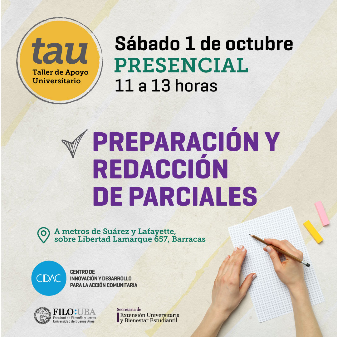 taller de preparación y redacción de parciales