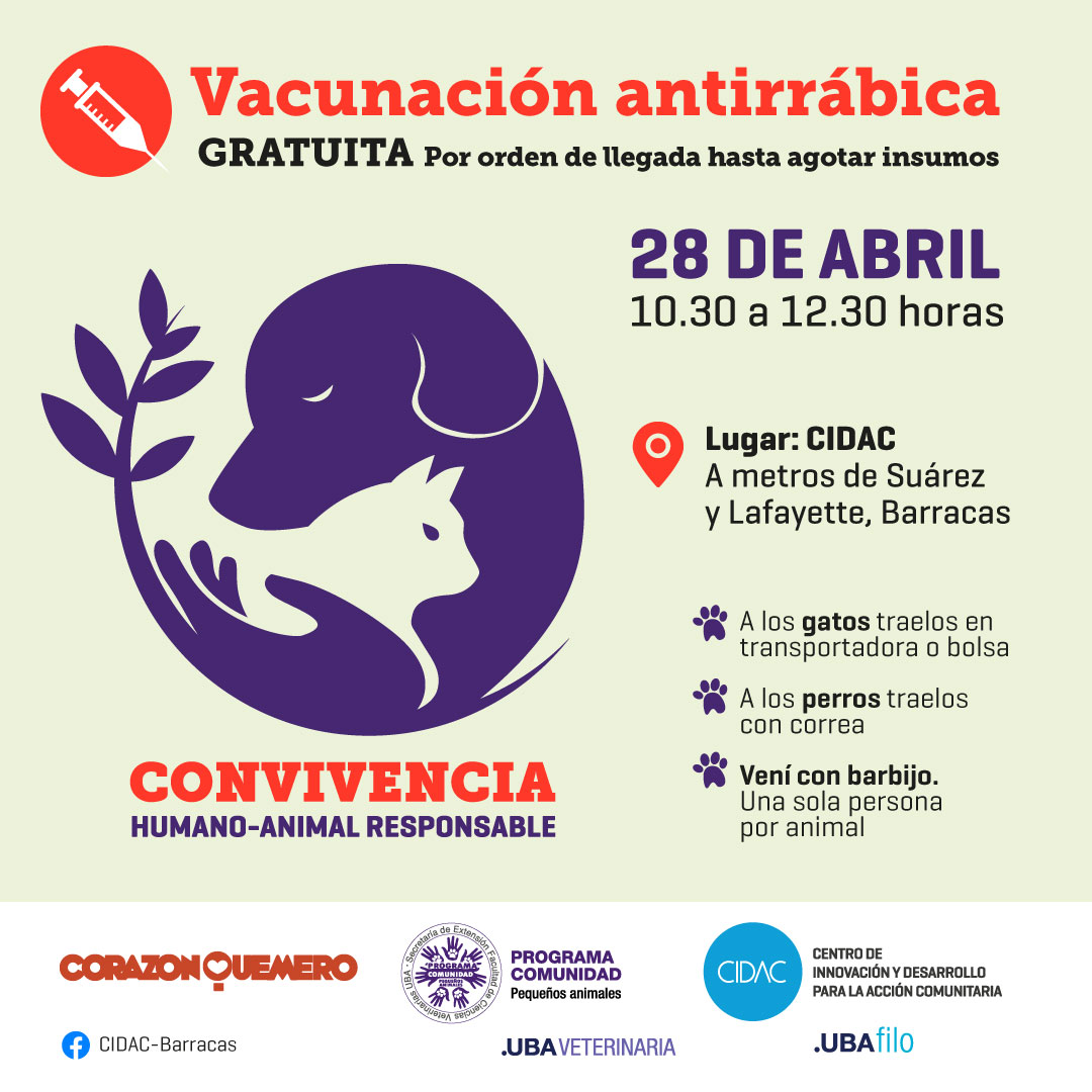 Vacunación antirrábica