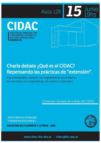charla en filo